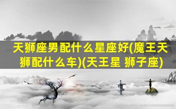 天狮座男配什么星座好(魔王天狮配什么车)(天王星 狮子座)